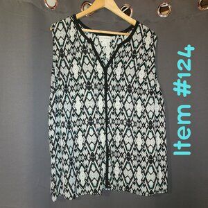 3x pure energy sleeveless blouse